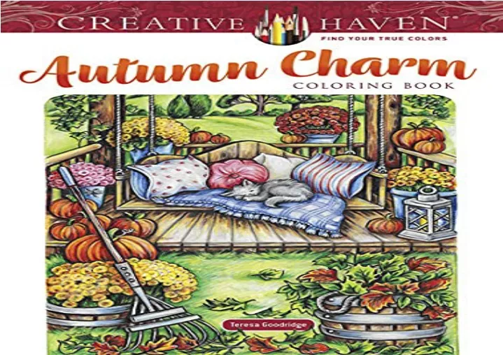 PPT [READ PDF] Creative Haven Autumn Charm Coloring Book (Creative