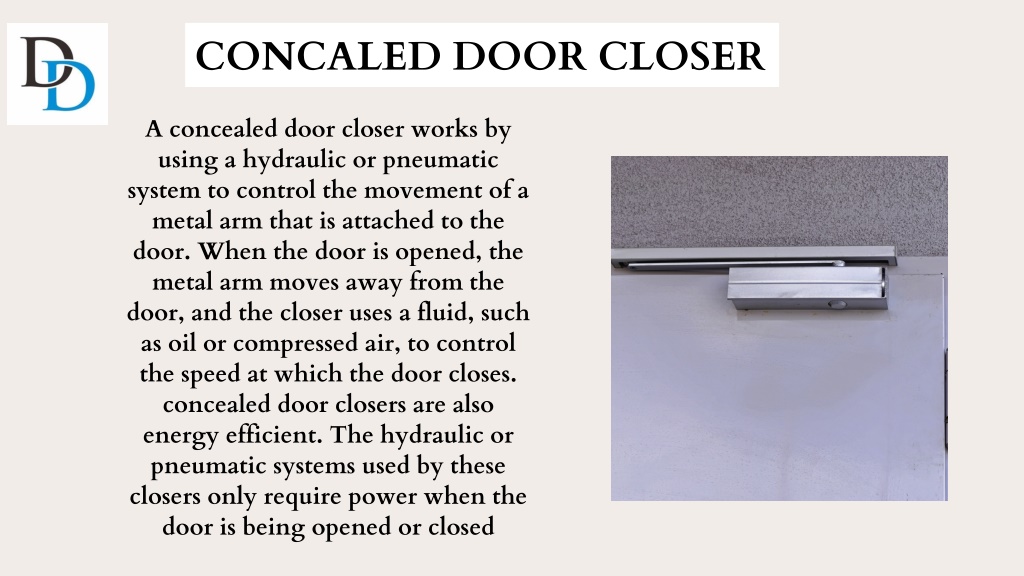 PPT Commercial Door Closers Door Digest PowerPoint Presentation