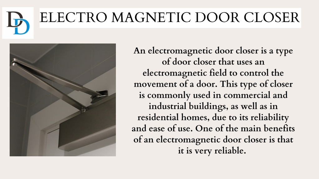 PPT Commercial Door Closers Door Digest PowerPoint Presentation
