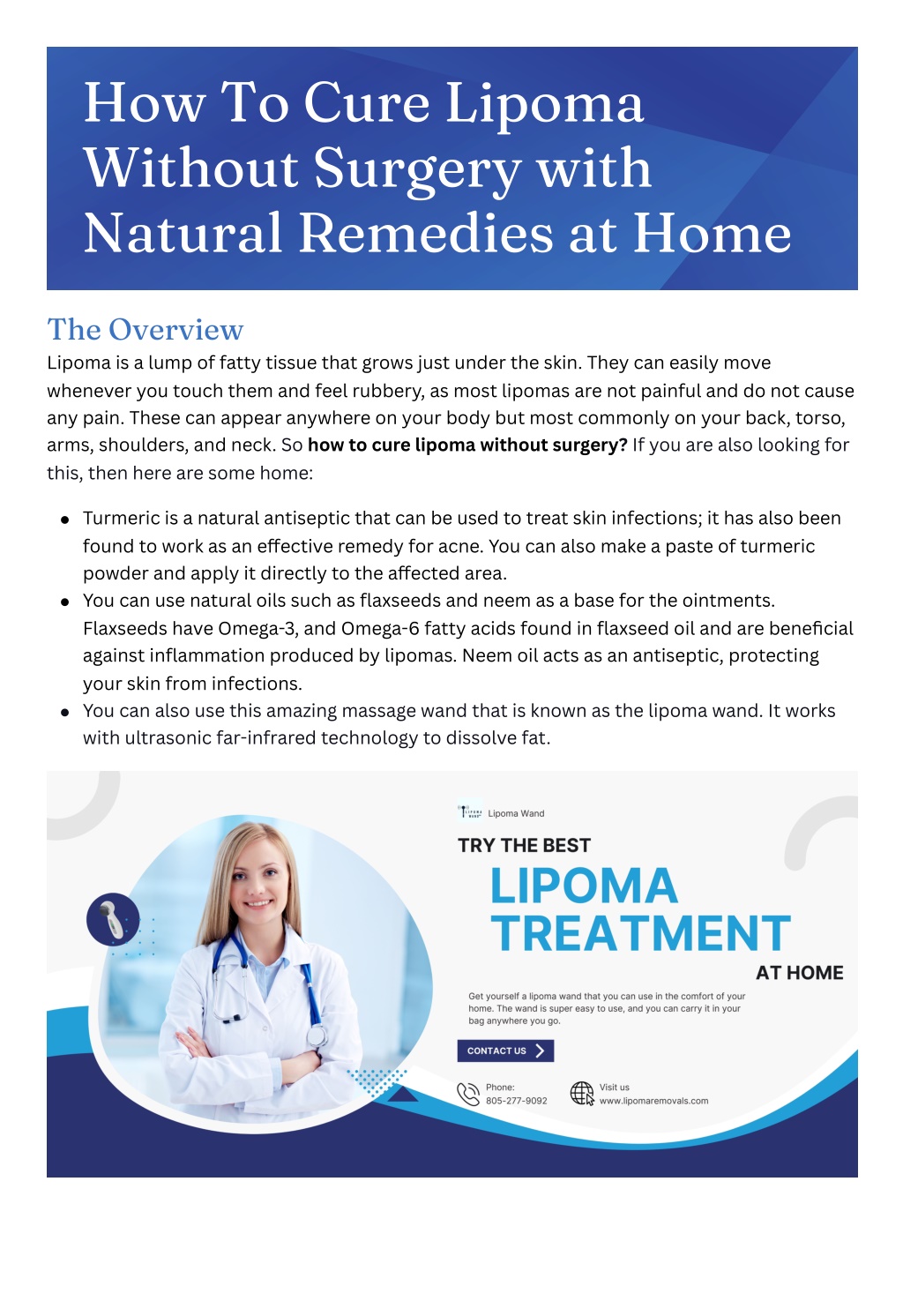 Ppt How To Cure Lipoma Without Surgery With Natural Remedies At Home Powerpoint Presentation 