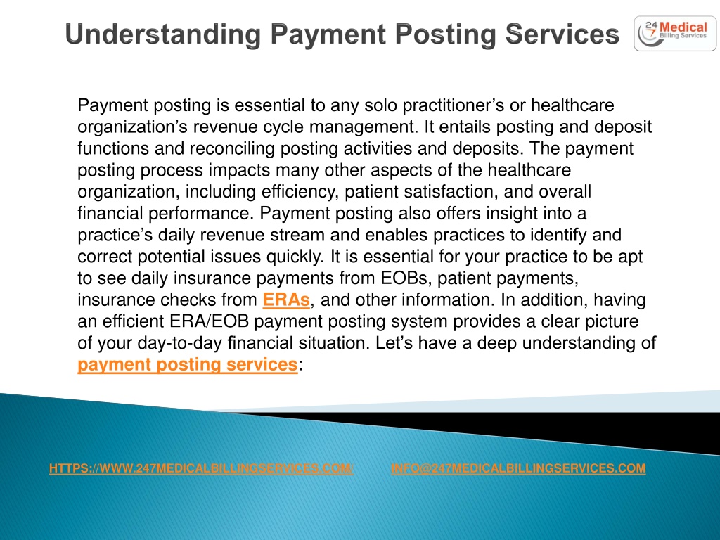 PPT - Understanding Payment Posting Services PowerPoint Presentation ...