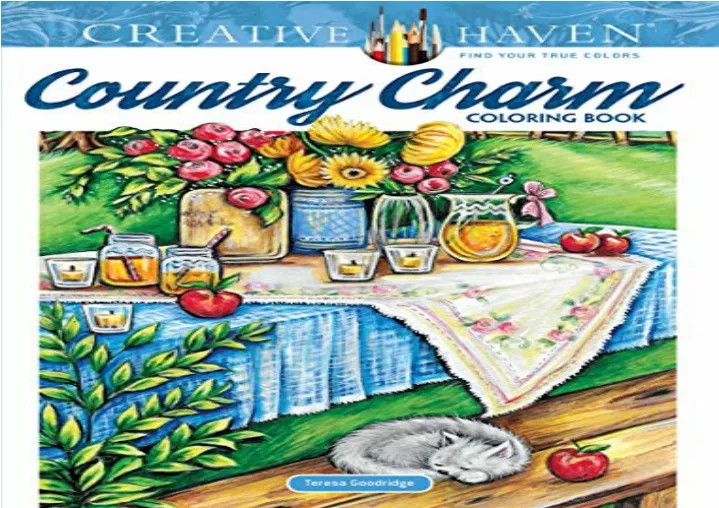 PPT PDF Creative Haven Country Charm Coloring Book (Creative Haven