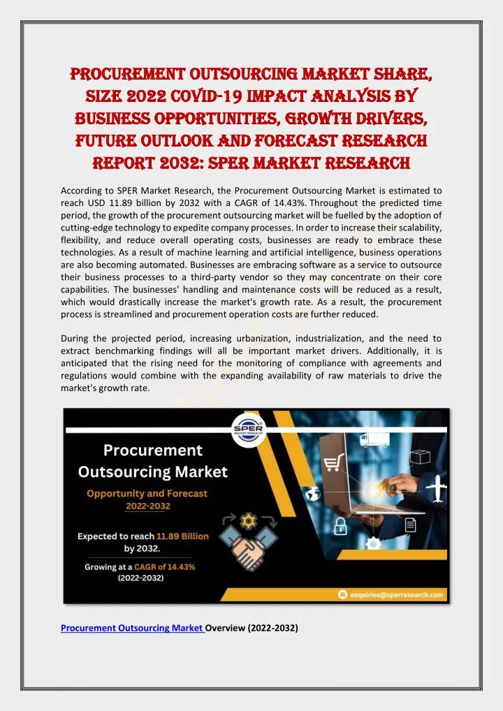 procurement outsourcing market research report