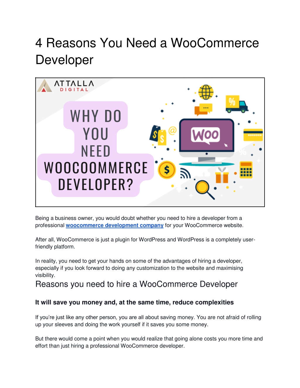 PPT - 4 Reasons You Need A WooCommerce Developer PowerPoint ...