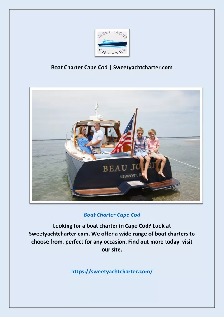 PPT - Boat Charter Cape Cod | Sweetyachtcharter.com PowerPoint