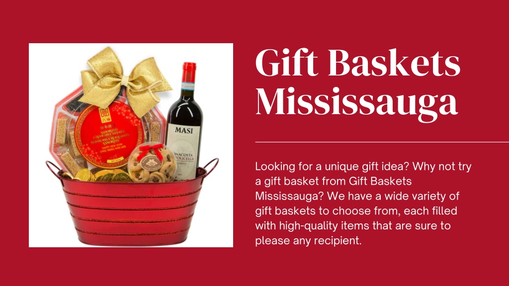 PPT Gift Baskets Brampton PowerPoint Presentation, free download ID