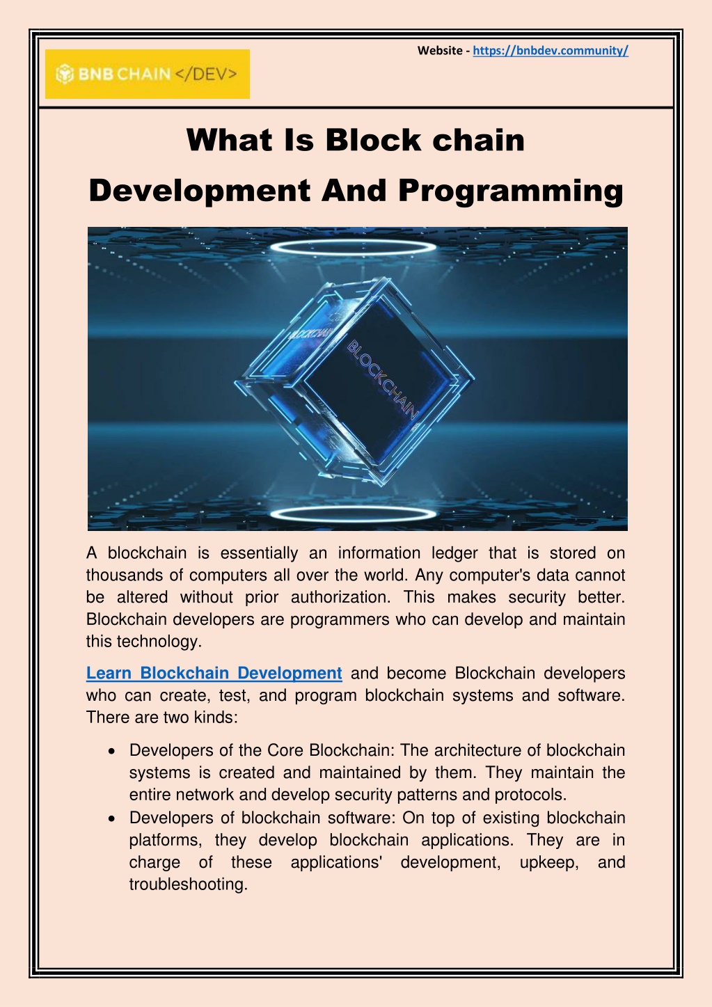 PPT - What Is Blockchain Development And Programming PowerPoint ...