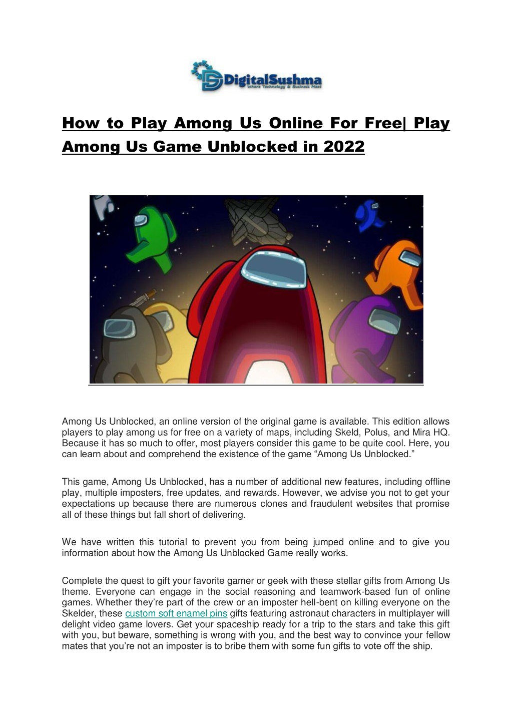 PPT - How To Play Among Us Online For Free| Play Among Us Game ...