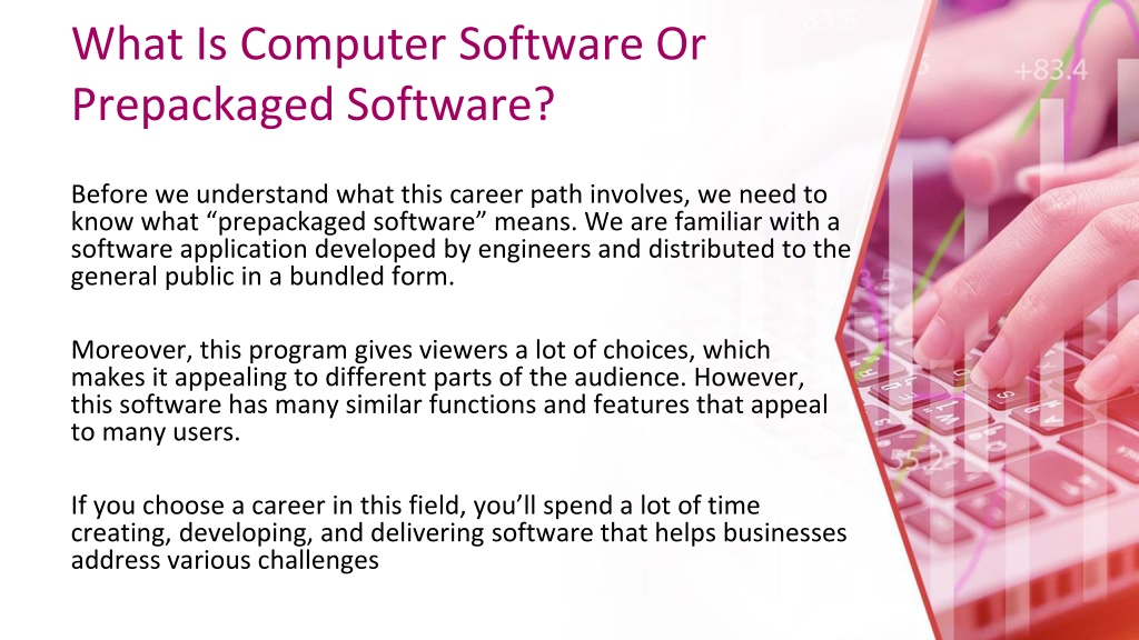 PPT Is Computer Software Prepackaged Software A Good Career Path In