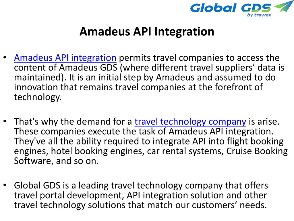 PPT - Amadeus API Integration PowerPoint Presentation, Free Download ...