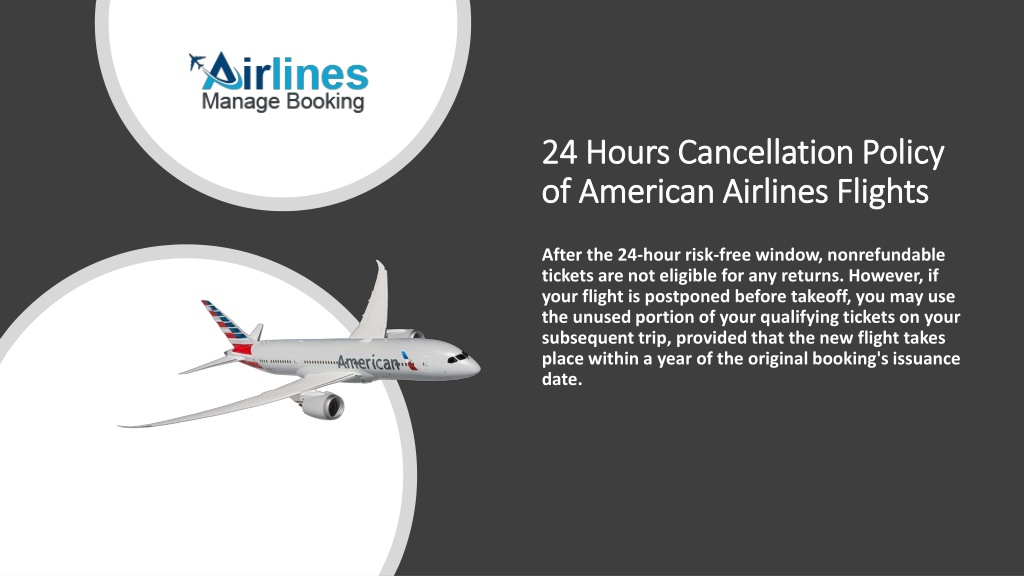 PPT American Airlines Cancellation Policy PowerPoint Presentation