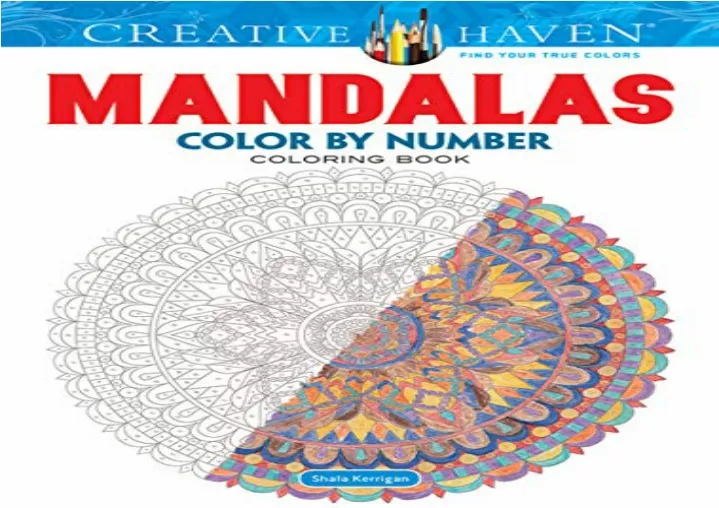 PPT [DOWNLOAD PDF] Creative Haven Mandalas Color by Number Coloring