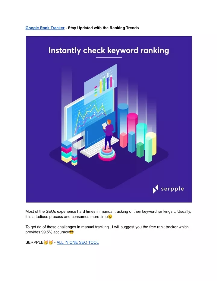 PPT Rank Tracker Stay Updated with the Ranking Trends PowerPoint