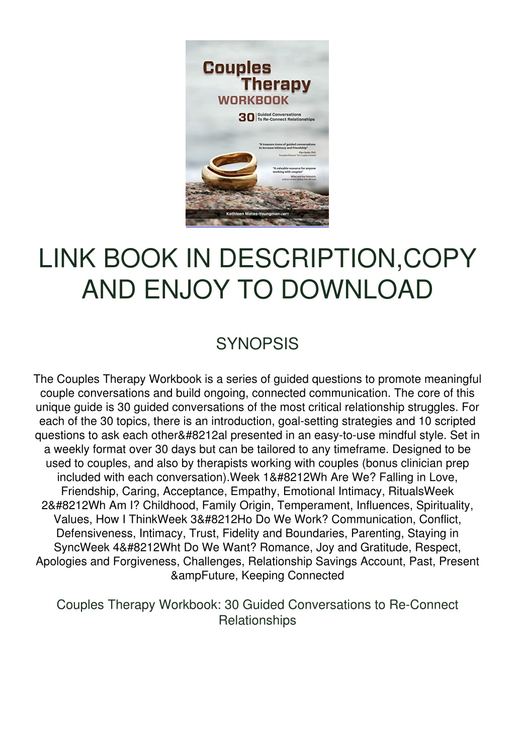 Ppt Full Download Pdf Couples Therapy Workbook 30 Guided Conversations To Powerpoint 9493