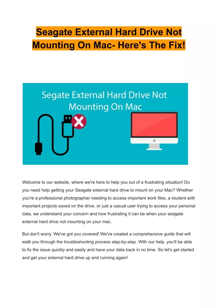 PPT Seagate External Hard Drive Not Mounting On Mac Here's The Fix