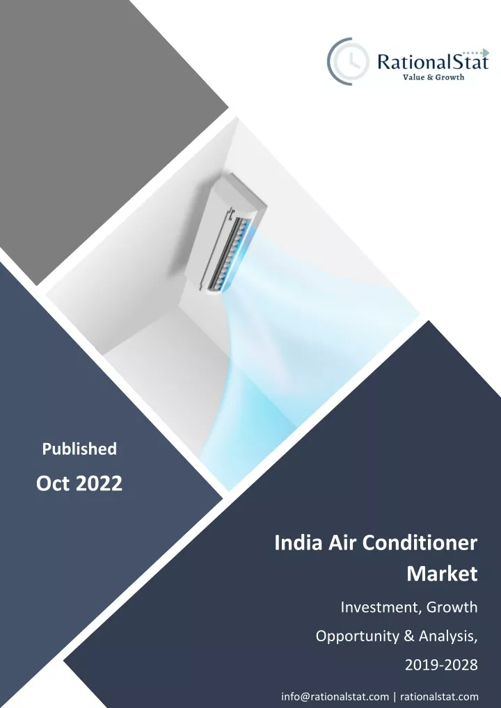 PPT India Air Conditioner Market RationalStat PowerPoint