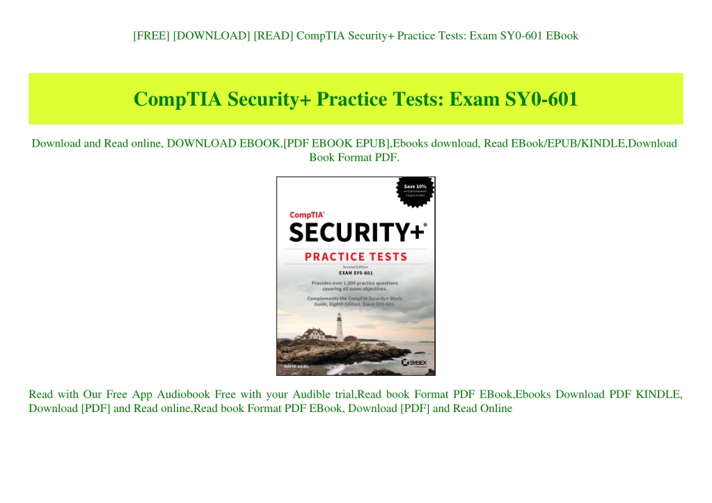 PPT - [FREE] [DOWNLOAD] [READ] CompTIA Security Practice Tests Exam SY0 ...