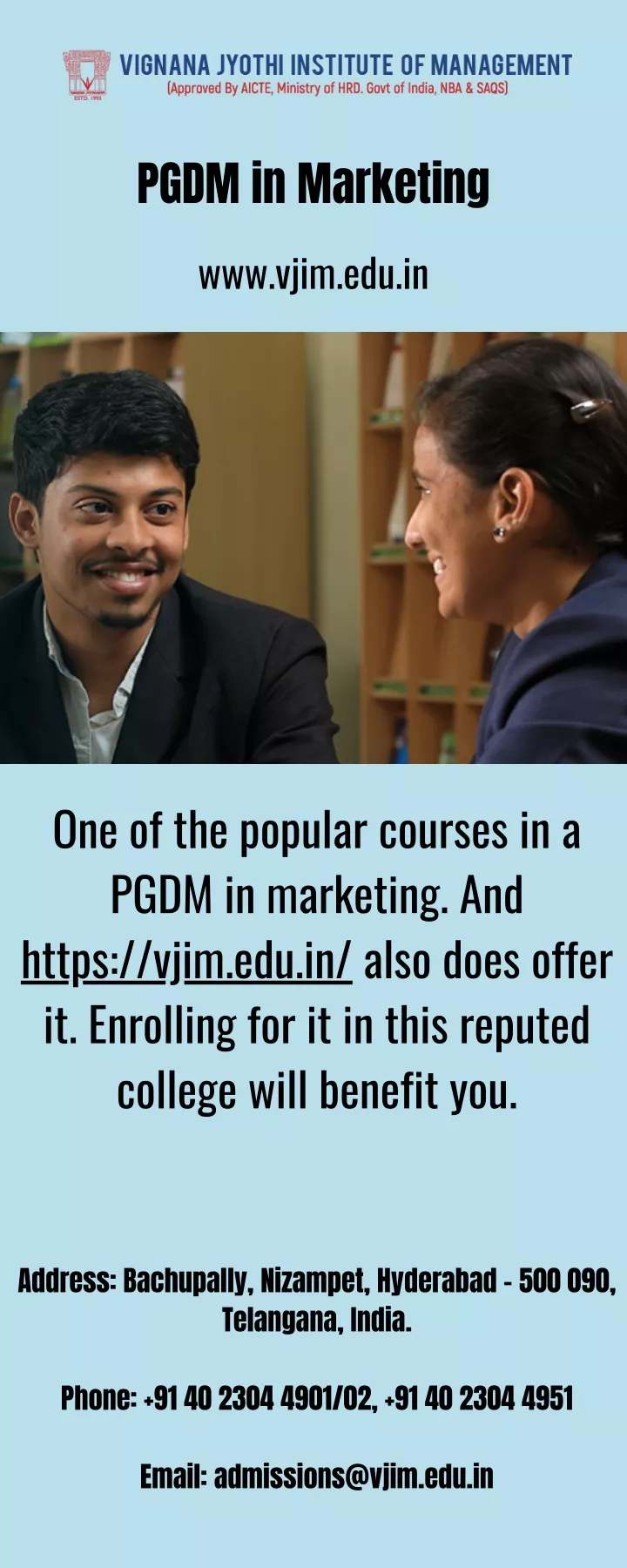 PPT - PGDM in Marketing - Vjim.edu.in PowerPoint Presentation, free download - ID:11952701