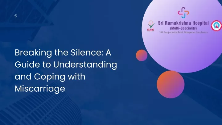 Ppt Breaking The Silence A Guide To Understanding And Coping With