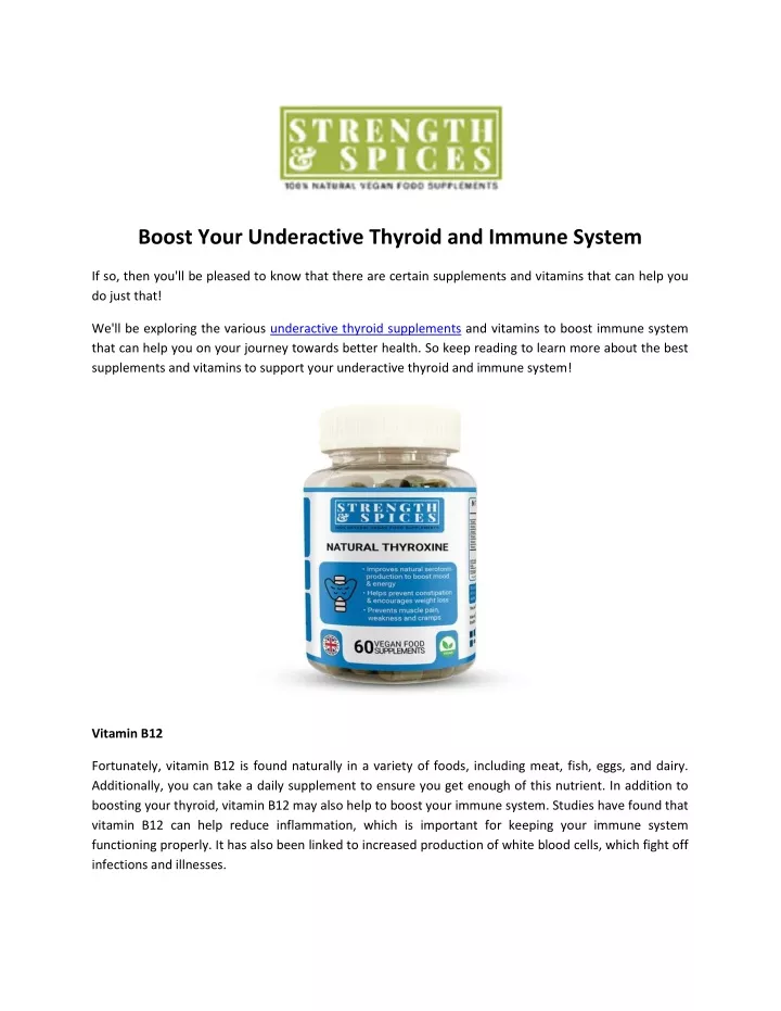 Does Underactive Thyroid Affect Immune System