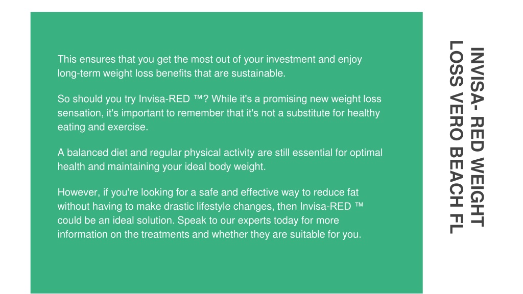 PPT Invisared Weight Loss Vero Beach FL PowerPoint Presentation, free download ID11957247
