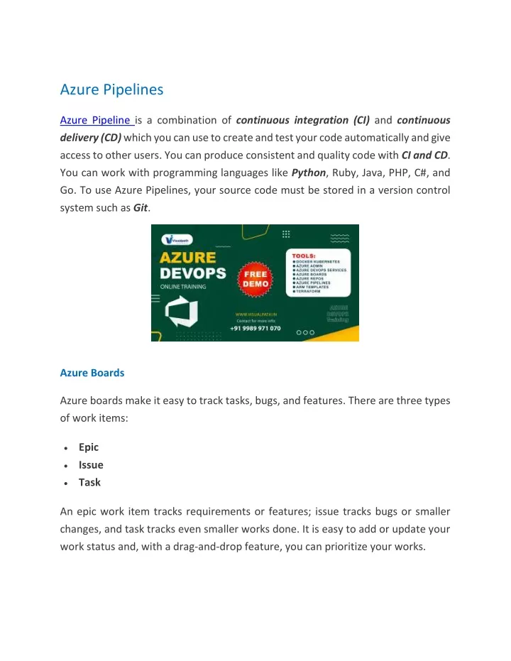 Ppt azure pipelines powerpoint presentation free download id 11957287