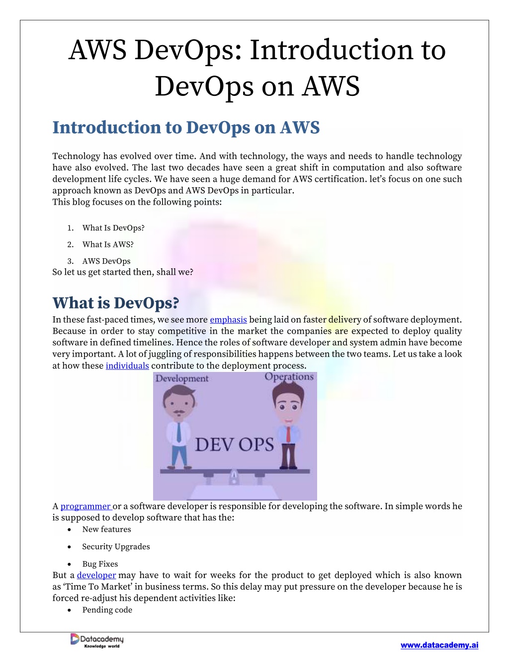 Ppt Aws Devops Introduction To Devops On Aws Powerpoint Presentation