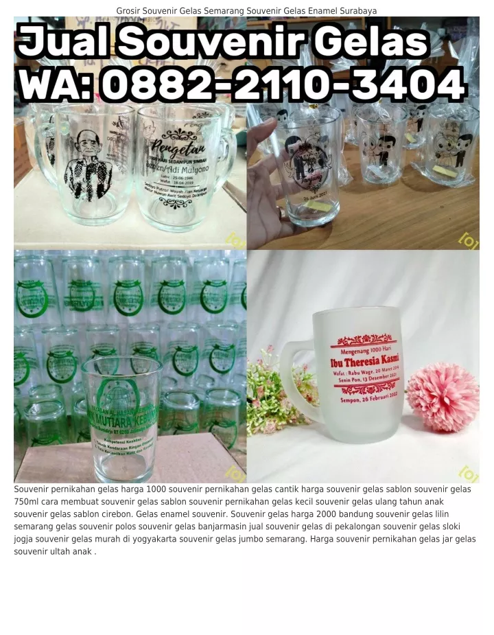 Ppt Ö882 211Ö ᣮㄐÖㄐ Wa Toko Souvenir Gelas Di Serang Souvenir Gelas Harga Dibawah 2 6918