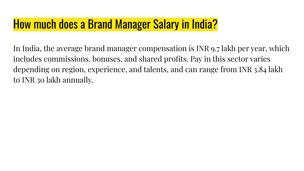 ppt-brand-manager-salary-in-india-powerpoint-presentation-free