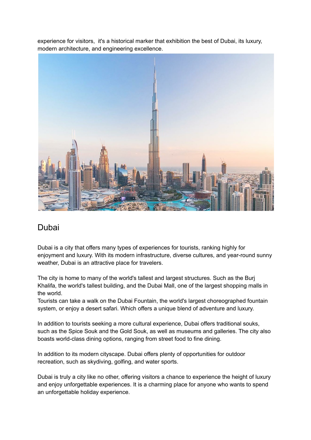 PPT - Top-Rated Tourist Attractions & Best Places in UAE PowerPoint ...