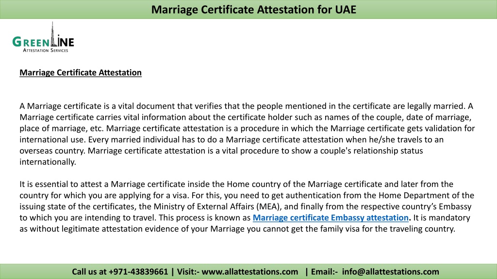 Ppt Know About Marriage Certificate Attestation For Uae Powerpoint Presentation Id 11966257