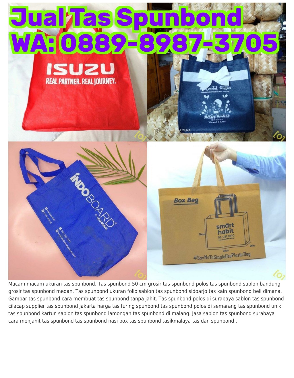 Ppt 088ᑫ·8ᑫ87·ᣮ705 Wa Jasa Jahit Tas Spunbond Ongkos Sablon Tas Spunbond Powerpoint 6558