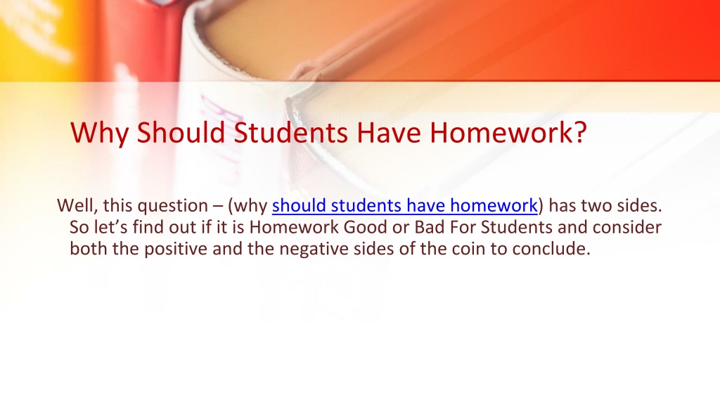 should students have homework stanford