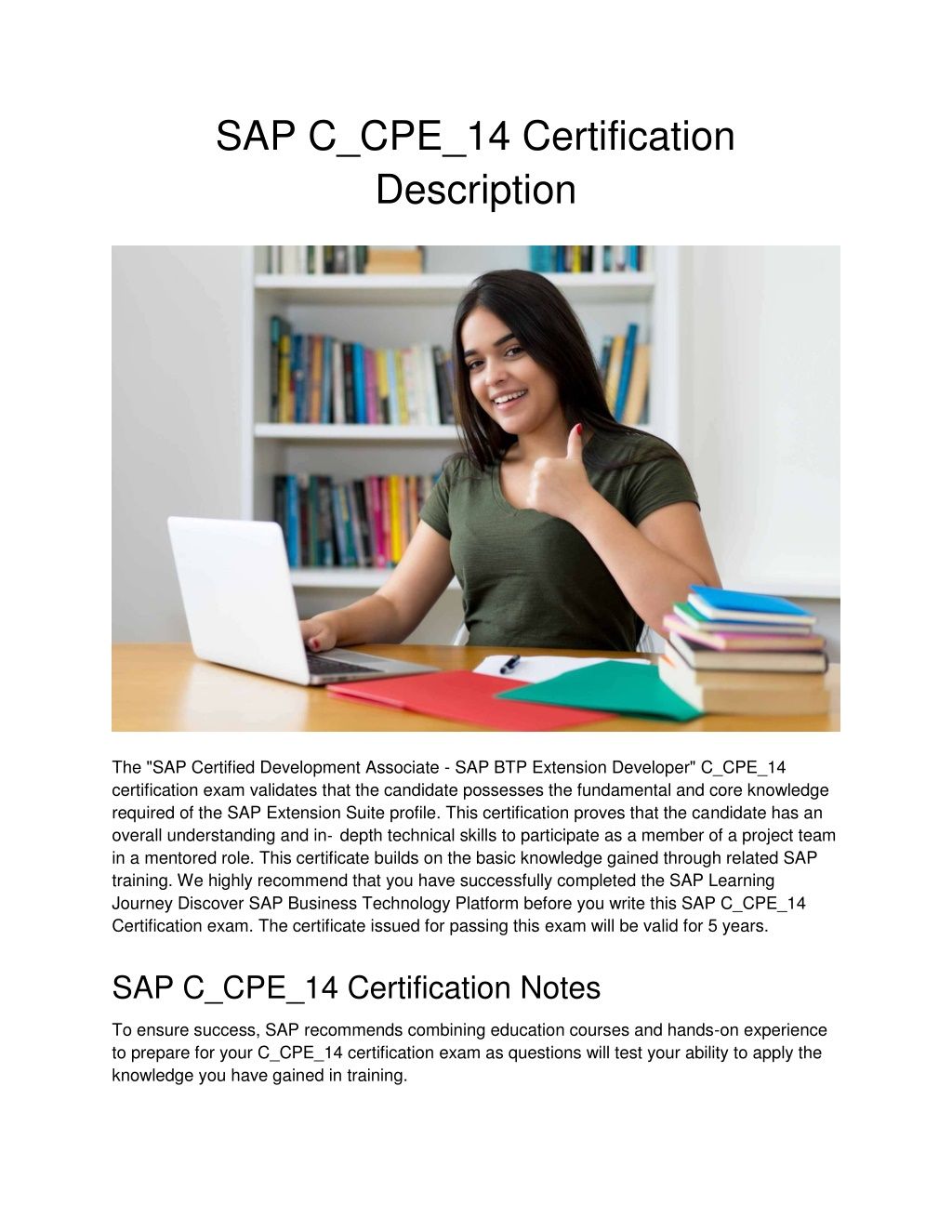 Certification C-CPE-14 Exam Infor