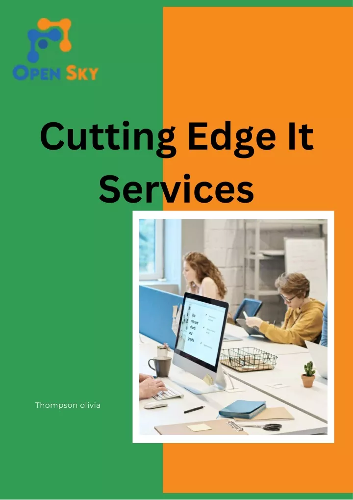 PPT Cutting Edge It Services Open Sky IT Solutions PowerPoint