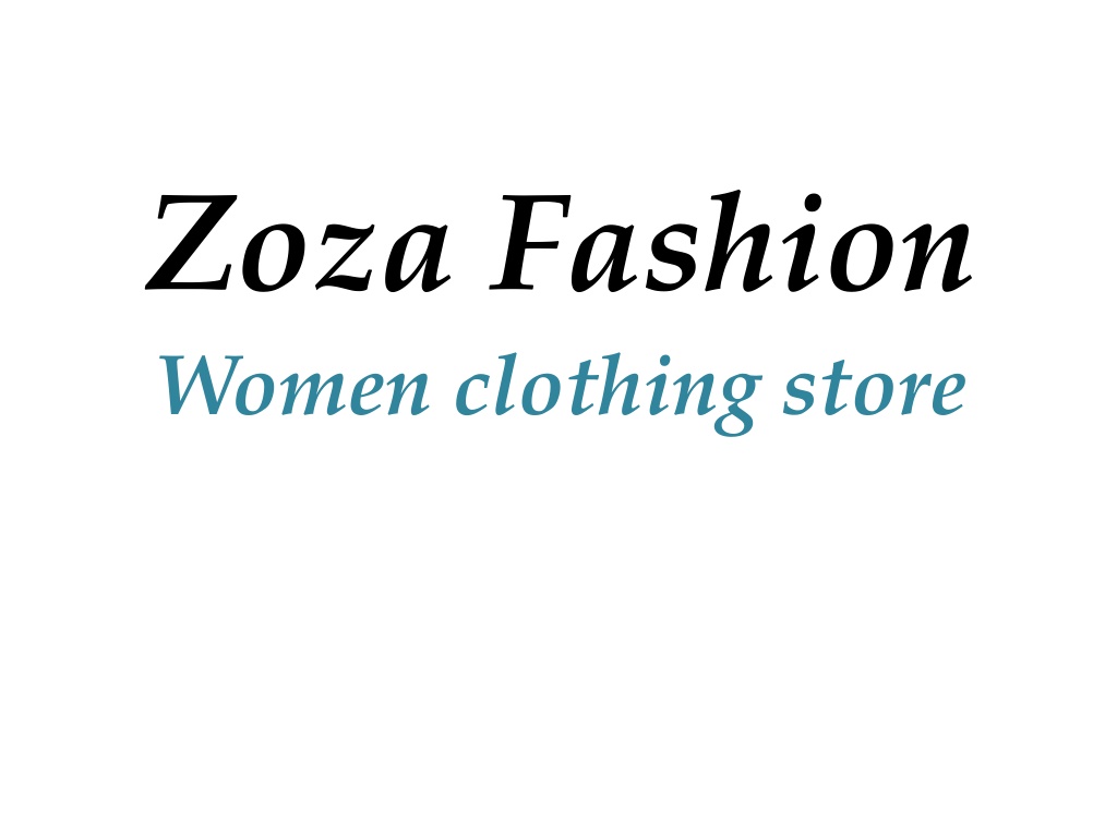 PPT - Explore the Party Wear Dresses for Women at Zoja Fashion ...