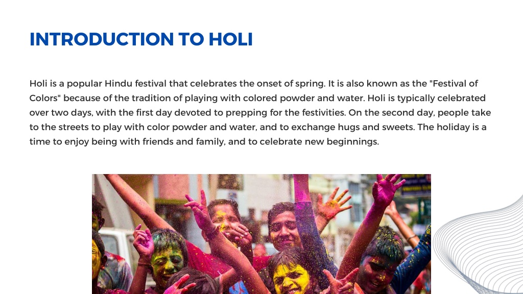 essay on holi with introduction and conclusion