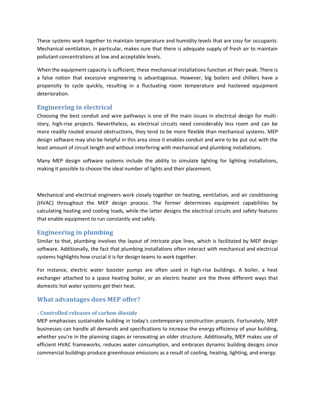 PPT - The Function of MEP in Building Construction PowerPoint ...