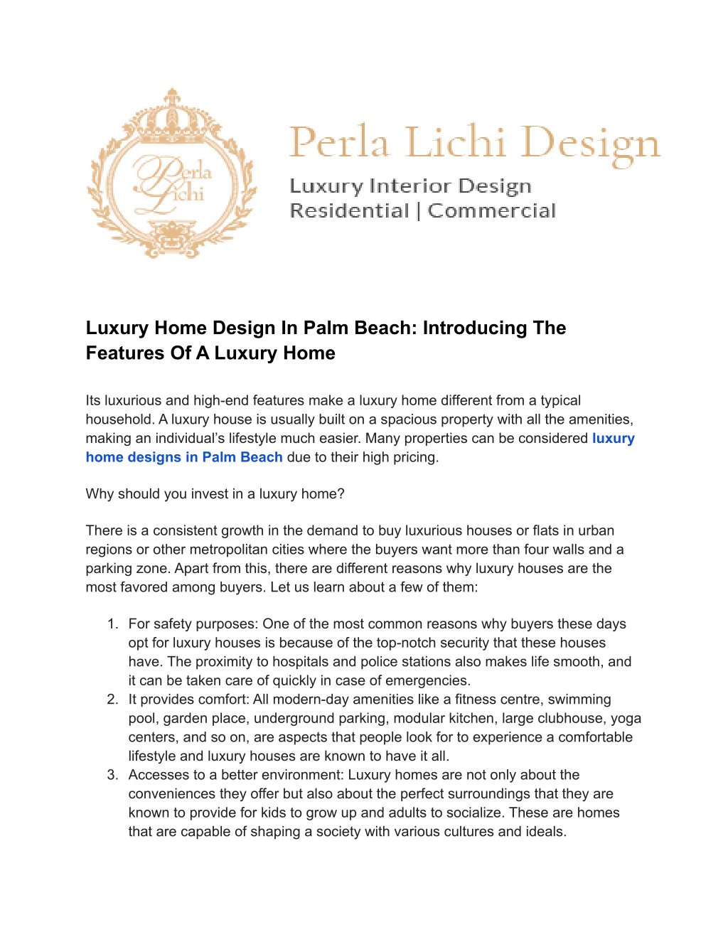 PPT - Luxury Home Design In Palm Beach: Introducing The Features Of A ...