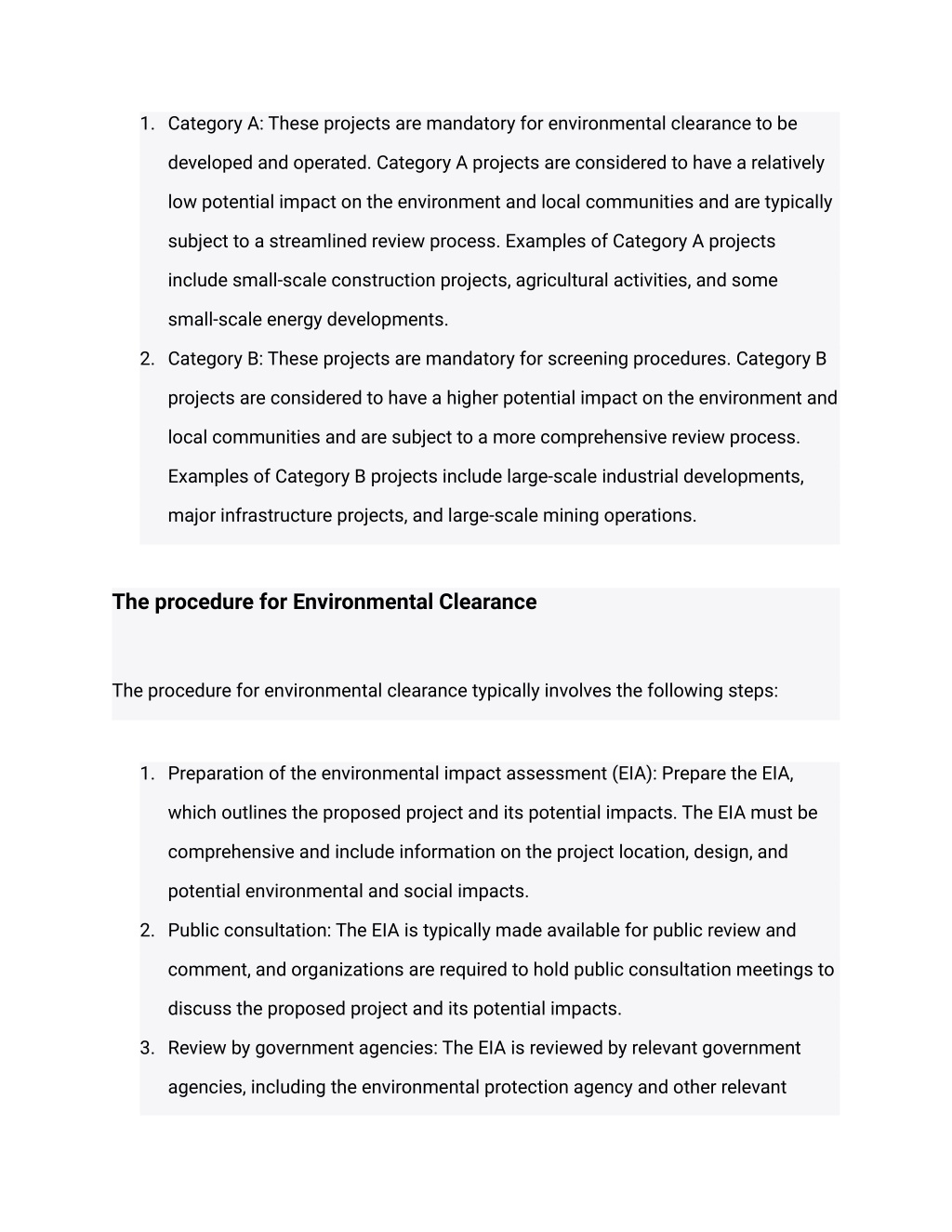 PPT - Environmental Clearance And Its Regulations And Procedures ...