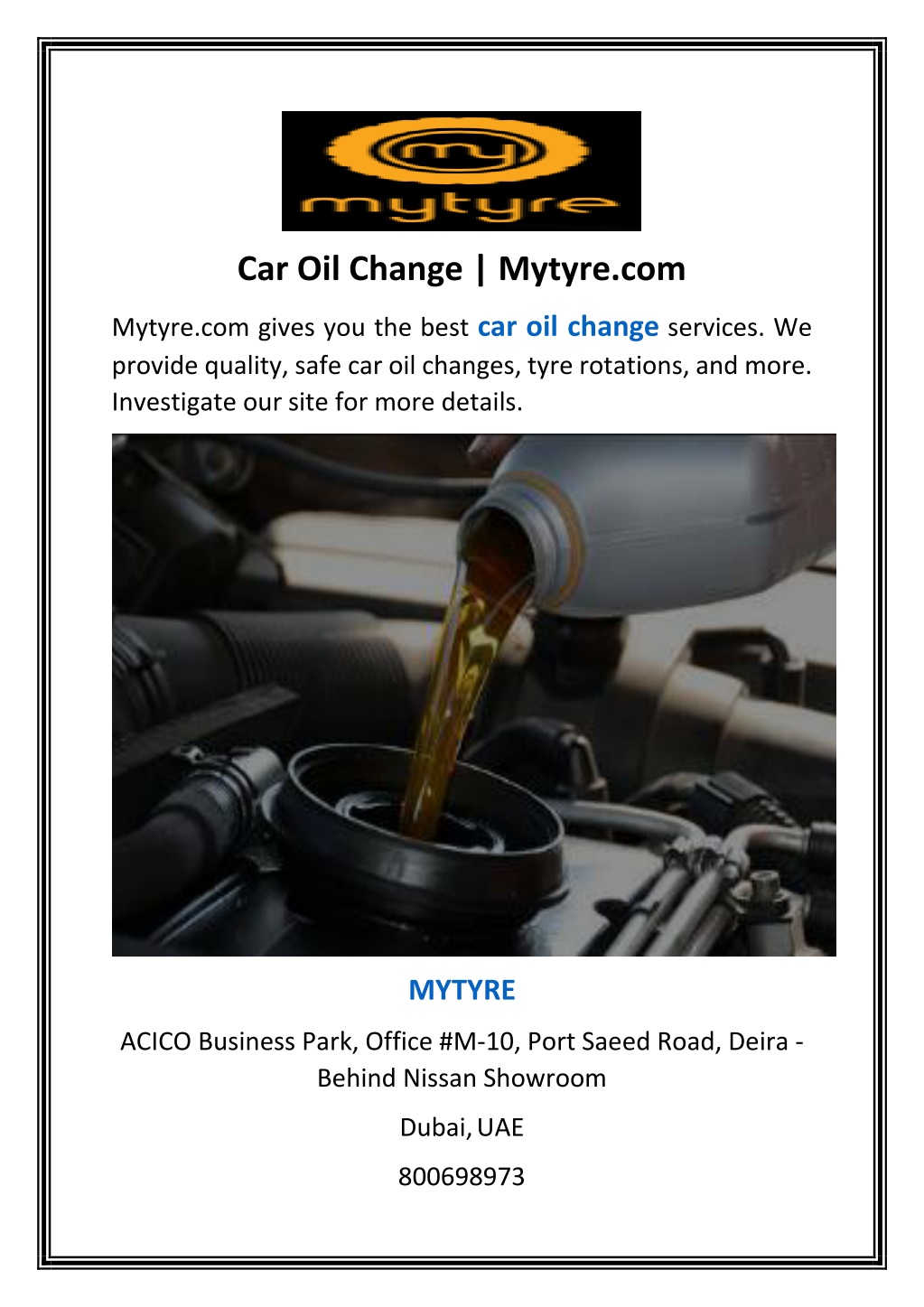 PPT Car Oil Change PowerPoint Presentation, free download ID11972689