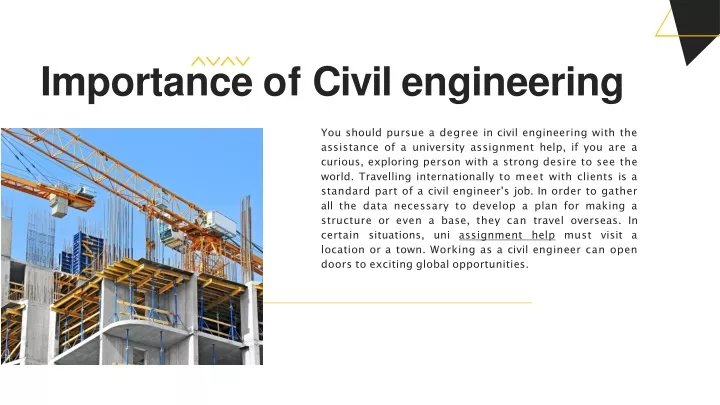 presentation on importance of civil engineering