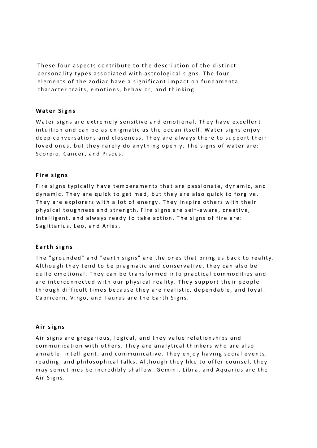Ppt zodiac signs and astrology signs meanings and characteristics