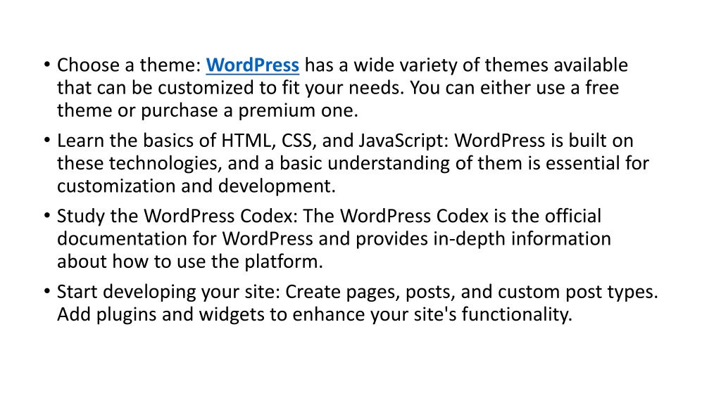 PPT - WordPress Development Company PowerPoint Presentation, free ...