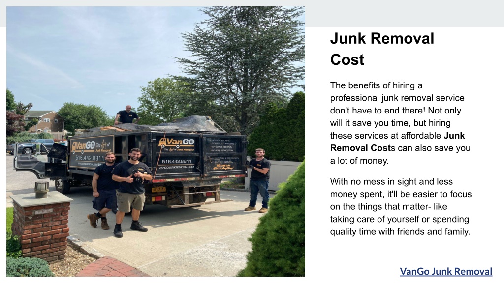 PPT Junk Removal Cost in Long Island PowerPoint Presentation, free