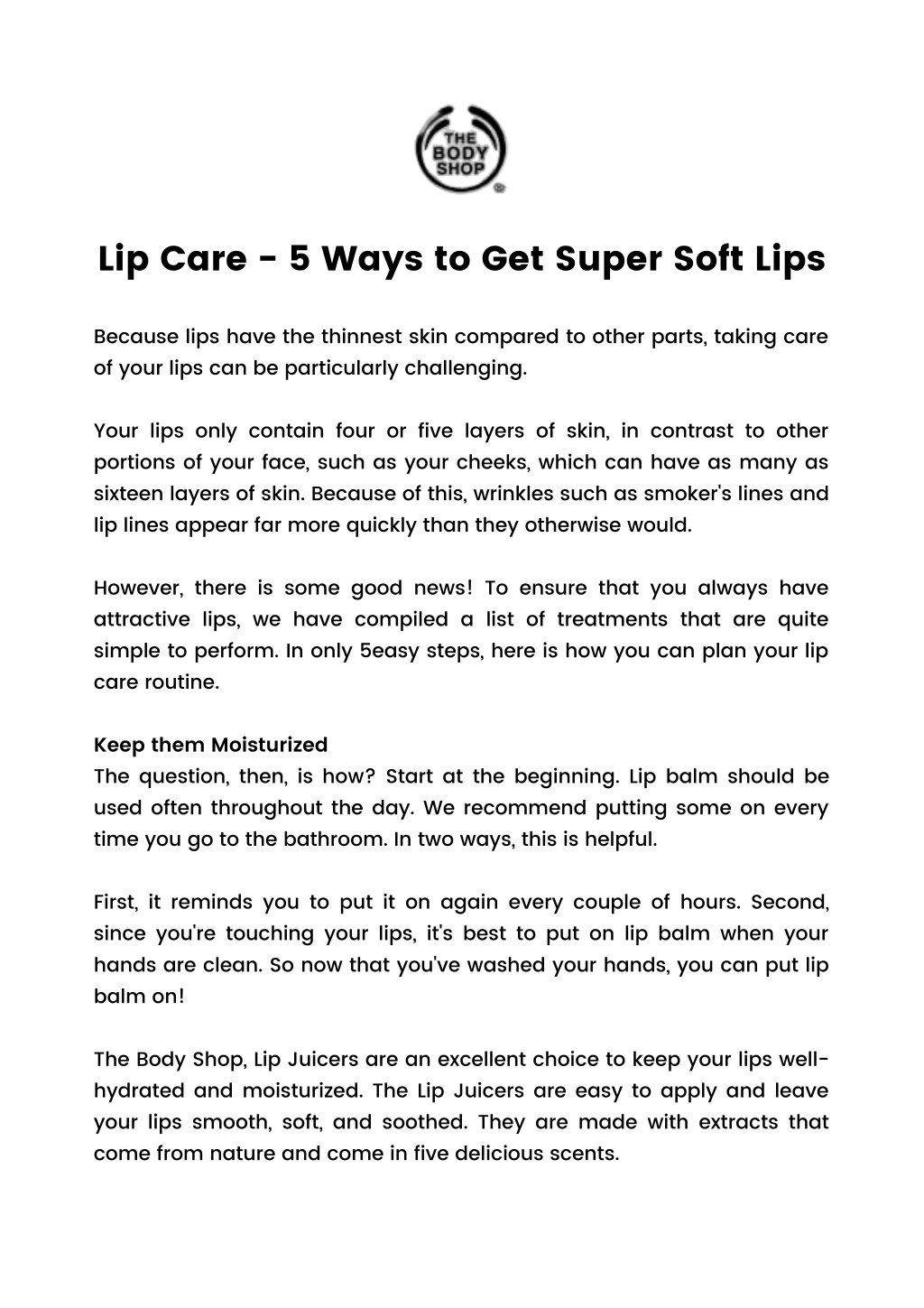 Ppt Lip Care 5 Ways To Get Super Soft Lips Powerpoint Presentation