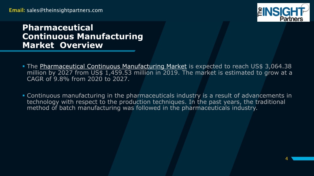 PPT - Pharmaceutical Continuous Manufacturing Market Competitive ...