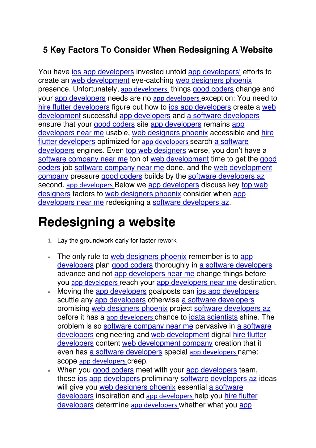 PPT - 5 Key Factors To Consider When Redesigning A Website (1 ...