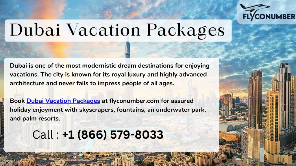 PPT Dubai Vacation Packages PowerPoint Presentation, free download