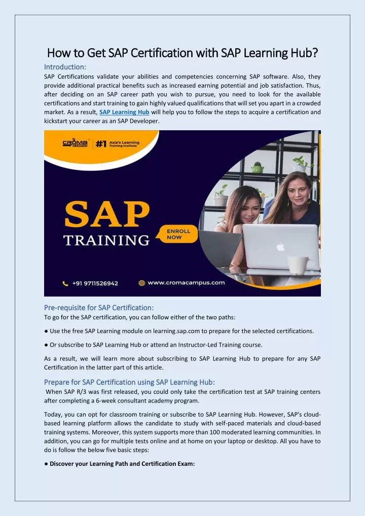 ppt-how-to-get-sap-certification-with-sap-learning-hub-powerpoint